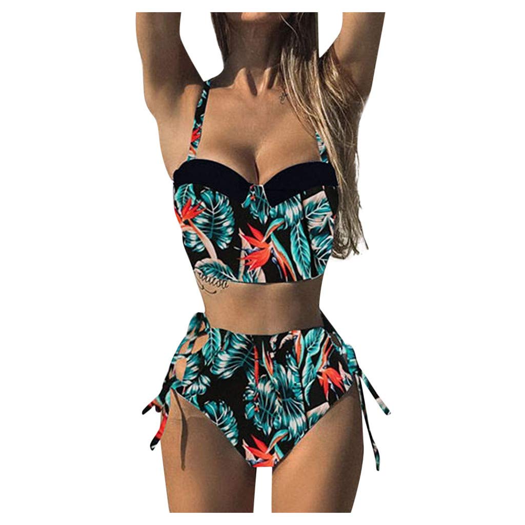 High Waisted Push Up Bikini - Tummy Control Swimwear for Women | Beach & Pool