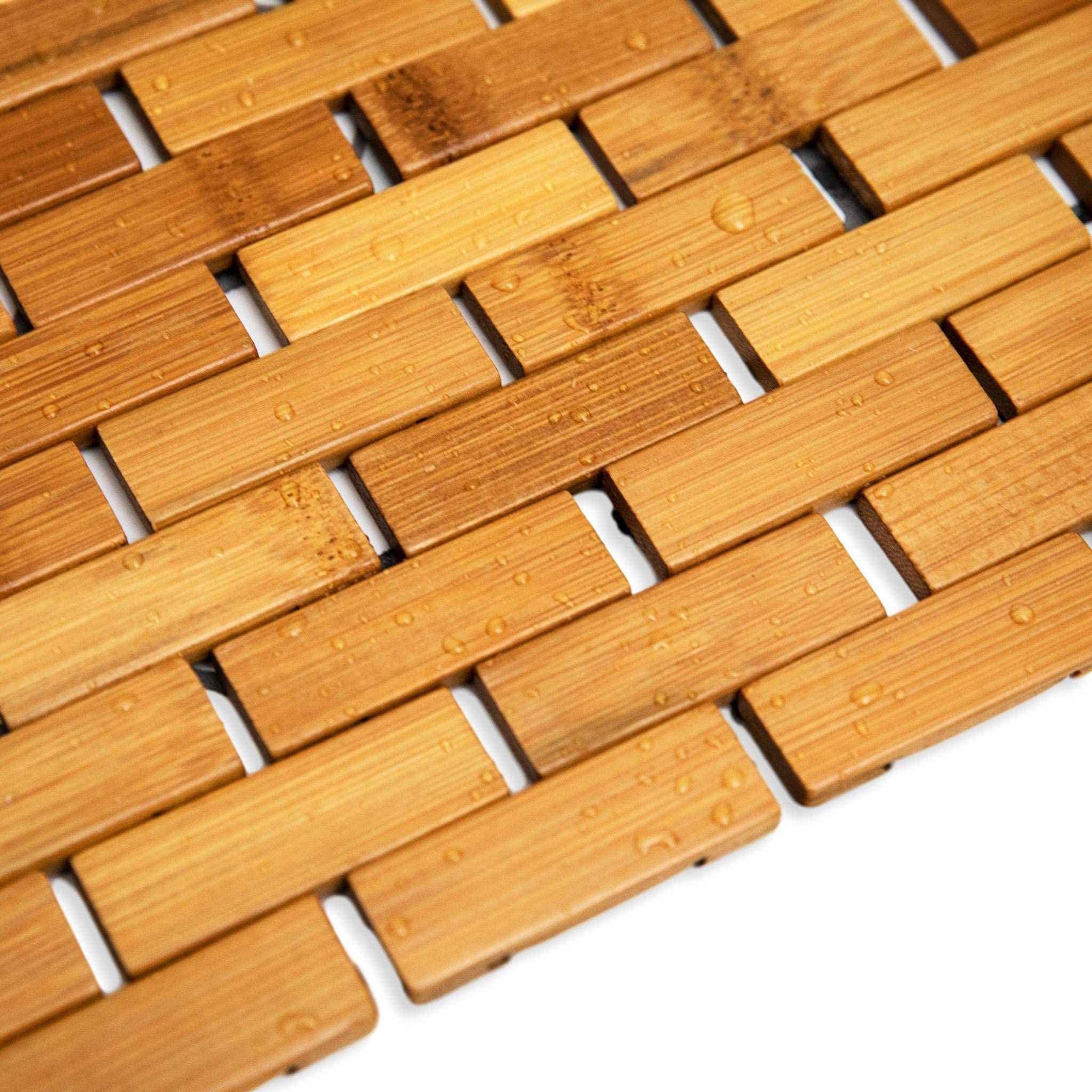 Premium Bamboo Bath Mat - Large 34
