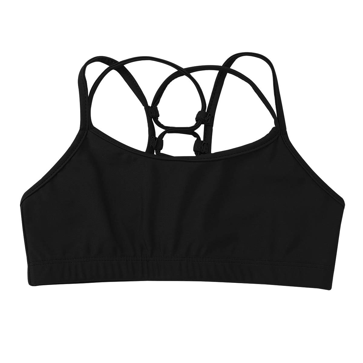 JanJean Girls' Active Dance Sports Bra - Breathable Workout Tank Top for Big Girls - Perfect for Dance Training, Yoga & Fitness (Ideal for Dance Classes & Gym Wear)