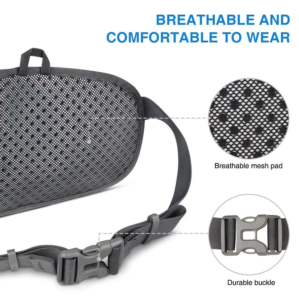 Waterfly Hiking Fanny Pack with 24oz BPA-Free Water Bottle - Perfect for Outdoor Adventures