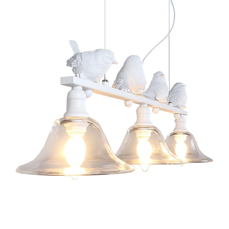 Elegant Bird Chandelier Lighting - Modern Crystal Ceiling Light for Dining Room, Living Room & Bedroom | Perfect for Home Decor & Romantic Ambiance