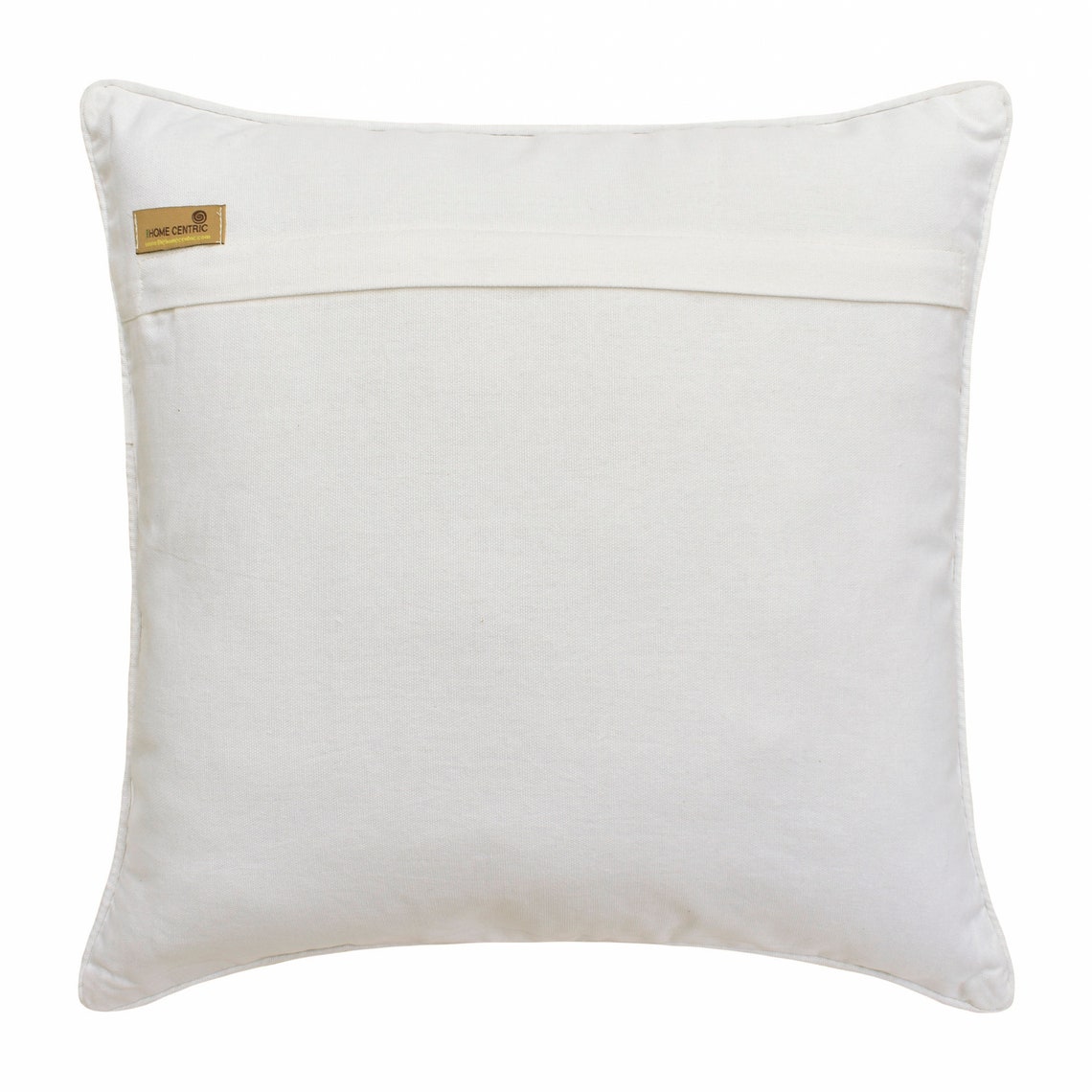 Abhinoor White Cotton Decorative Euro Sham Pillow Cover - Premium Quality Bedroom Decor for Luxury Home Styling | Perfect for Master Bedroom, Guest Room & Hotel Decor
