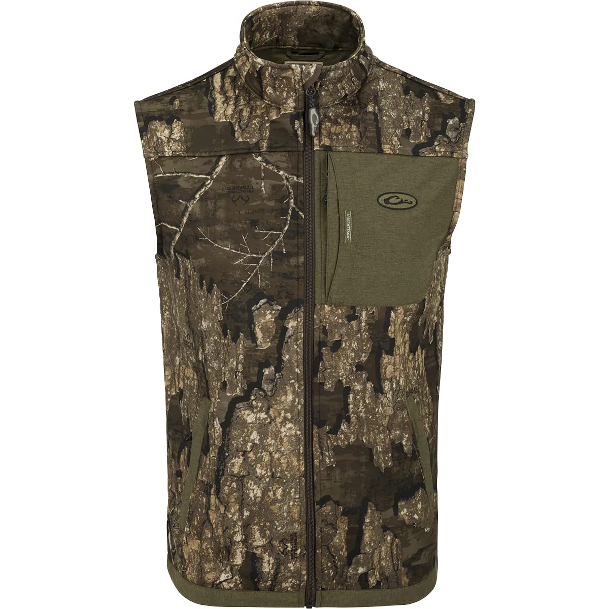 Drake Waterfowl Men's Endurance Hunting Vest - Lightweight Waterproof Camouflage Jacket for Outdoor Adventures, Duck Hunting & Cold Weather Protection