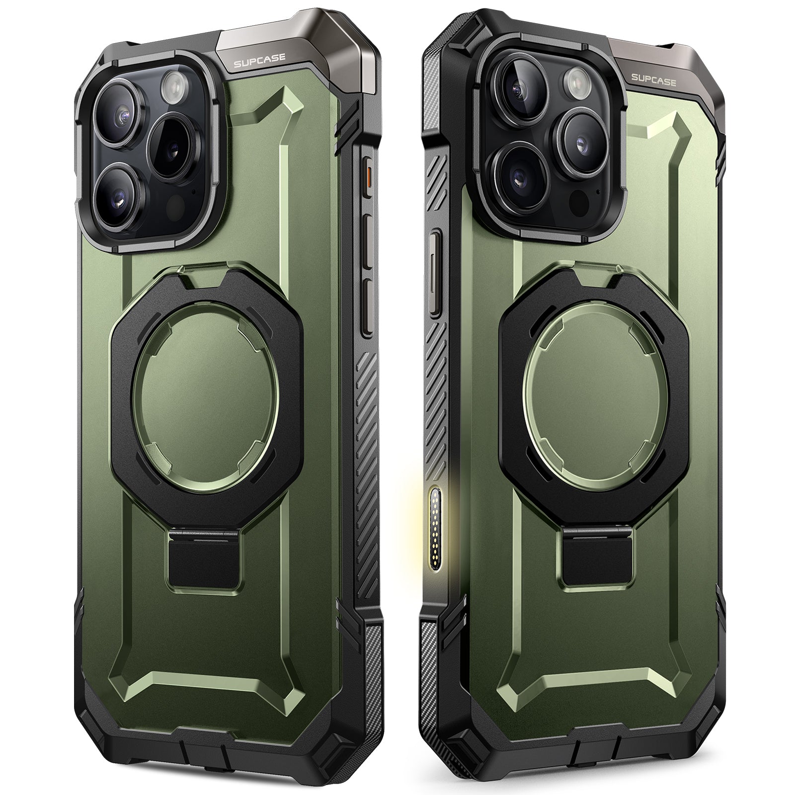 iPhone 16 Pro Max Case with MagSafe - 6.9 Inch Shockproof Protective Cover, UB Grip & Camera Control Button, Dark Green - Perfect for Outdoor Adventures & Daily Use