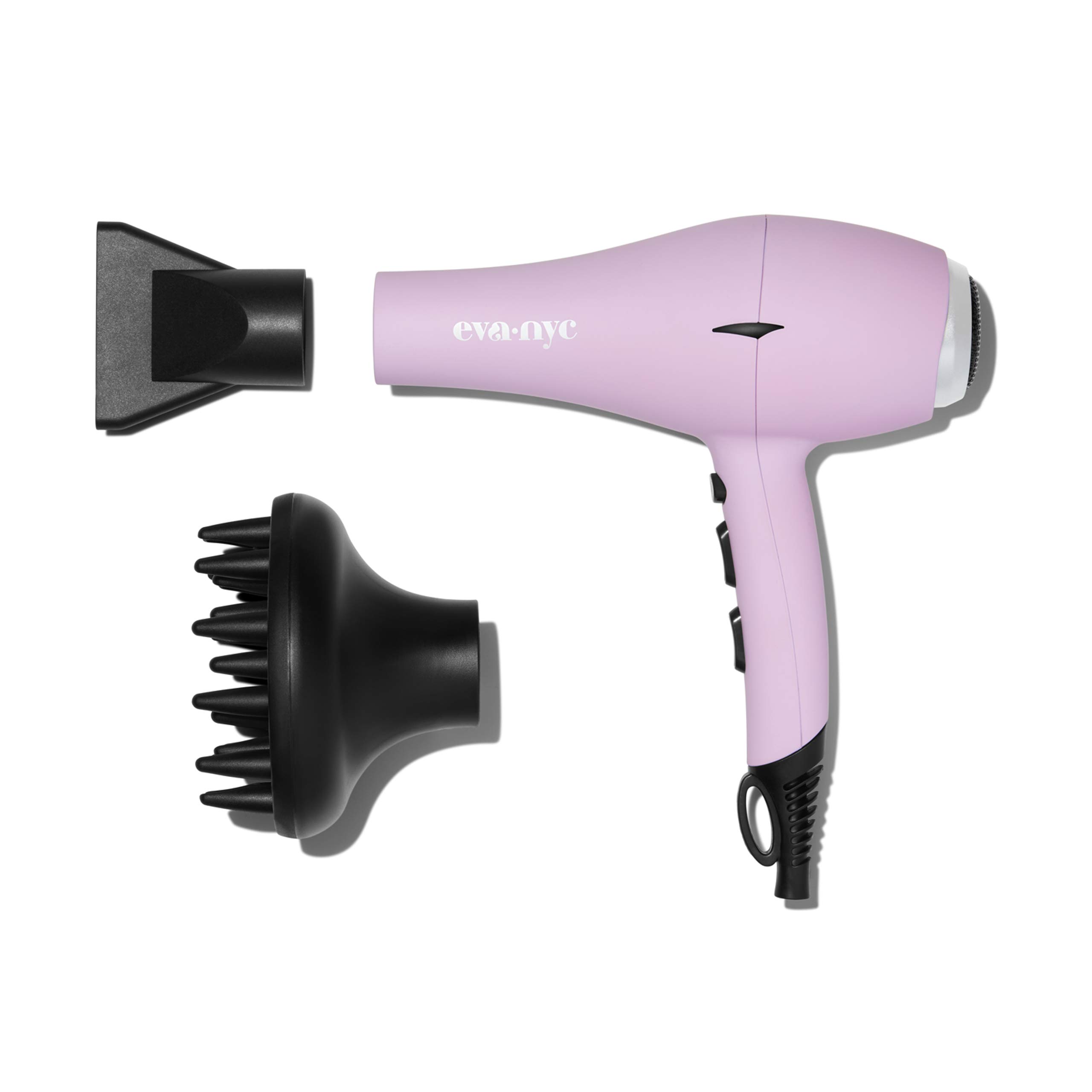 Eva NYC Healthy Heat Pro-Lite Hair Dryer with Lavender - Lightweight Ionic Blow Dryer for Frizz Control & Shine - Perfect for Home & Salon Use
