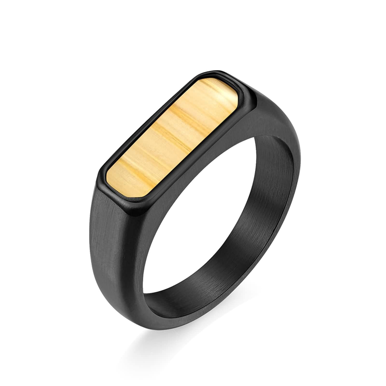 Chunky Dome Rings for Men & Women - Gold, Silver, Black Signet Polished Minimalist Stacking Rings | Thin Round Dome & Signet Rings for Everyday Wear | Sizes 7-12 | Perfect for Layering, Gifts & Casual Fashion