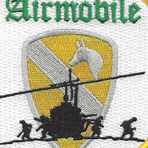 1st Air Cavalry Airmobile Patch - Vietnam War Military Insignia & Collectible - Perfect for Uniforms, Hats, Jackets & Military Memorabilia Displays