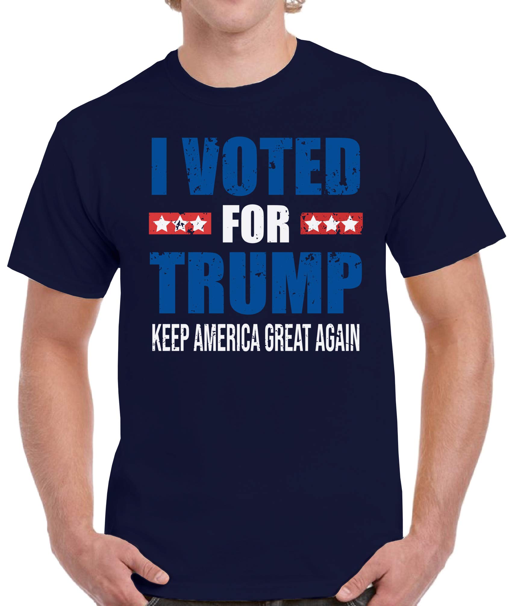 Trump T-Shirt for Men - Patriotic America Slogan Tee - Perfect for Political Rallies, Fourth of July & Conservative Events
