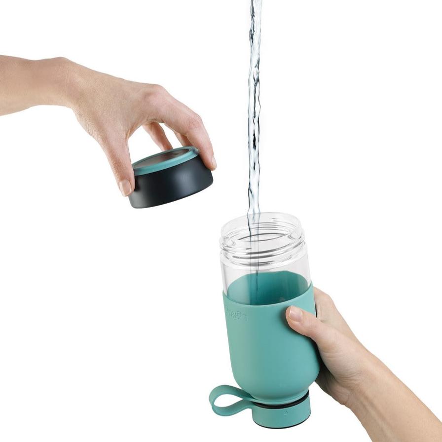 600ml Insulated Water Bottle To Go - Leak Proof & BPA Free, Turquoise - Perfect for Gym, Hiking & Outdoor Activities