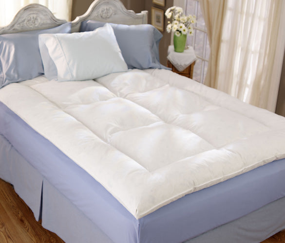 Restful Nights Down Alternative Fiber Bed - Hypoallergenic & Breathable Comfort for All Seasons | Perfect for Allergy Sufferers, Hot Sleepers & Eco-Conscious Shoppers