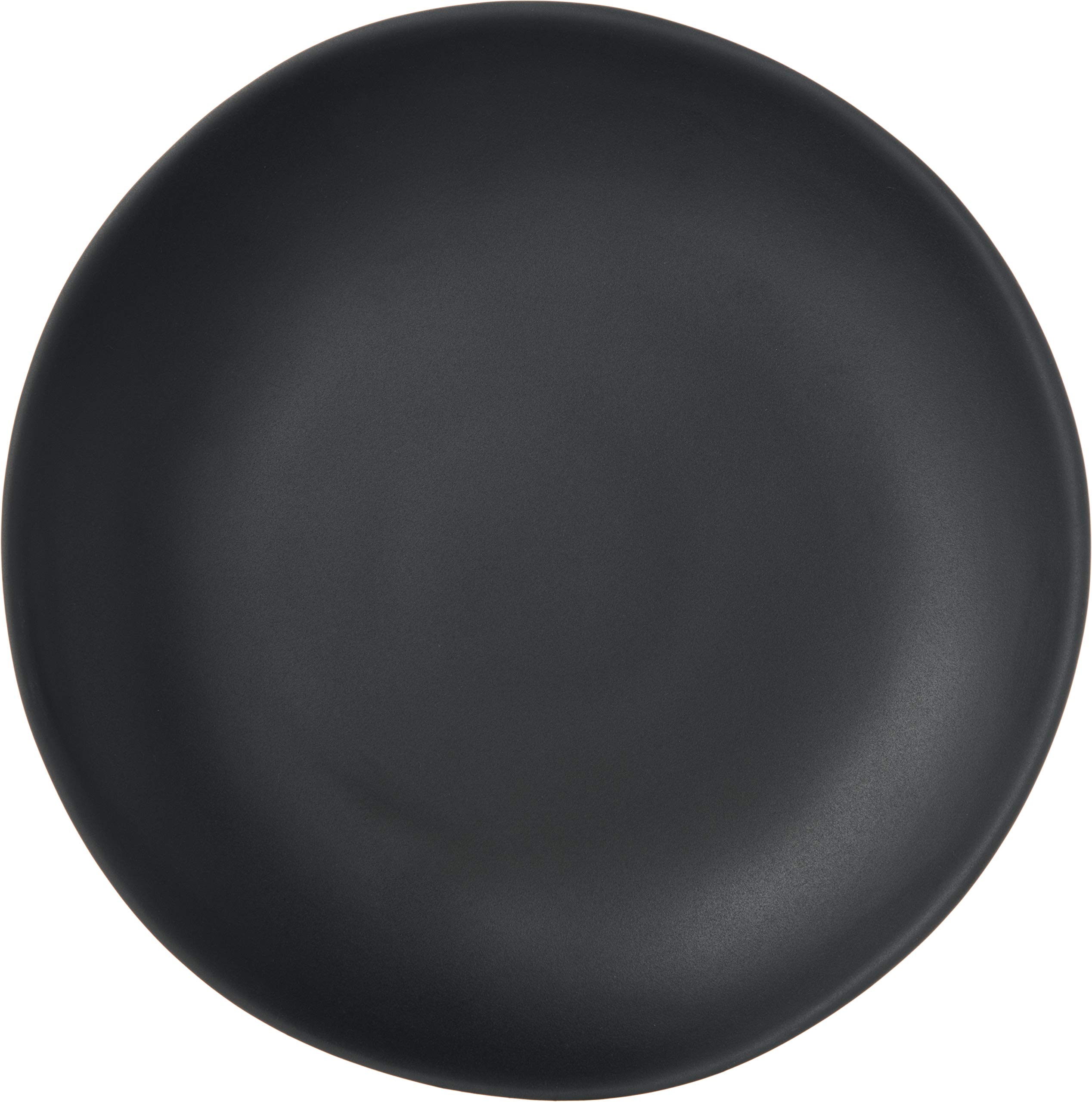 Carlisle 12-Pack 9-Inch Melamine Ridge Reusable Plates - Durable Salad & Dinner Plates for Home, Restaurant, Catering - Slate Color, Rimless Design - Perfect for Everyday Meals, Parties & Outdoor Dining