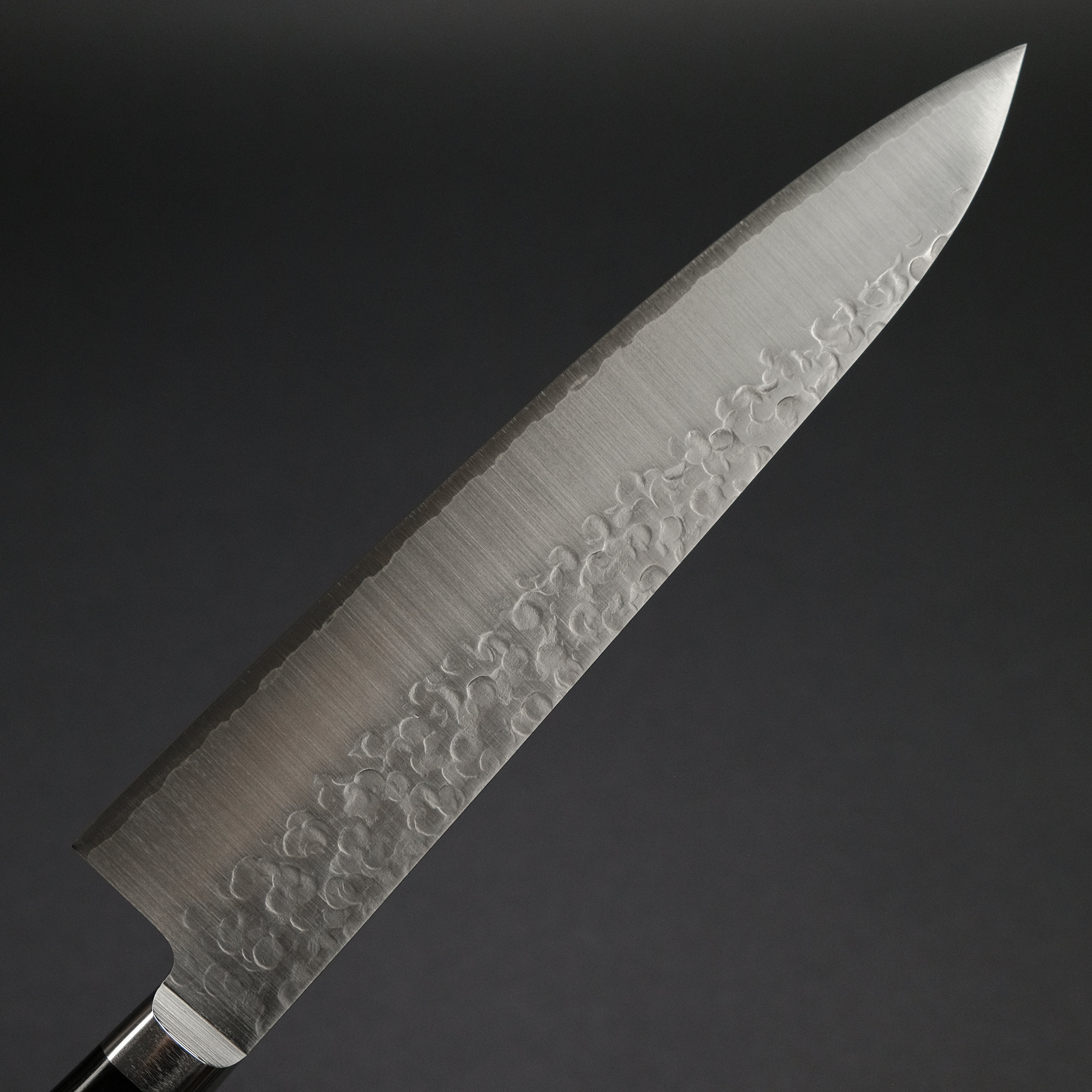Hitohira T10 Tsuchime Gyuto 210mm Japanese Chef Knife with Pakka Wood Handle - Perfect for Sushi, Meat Cutting & Professional Kitchen Use