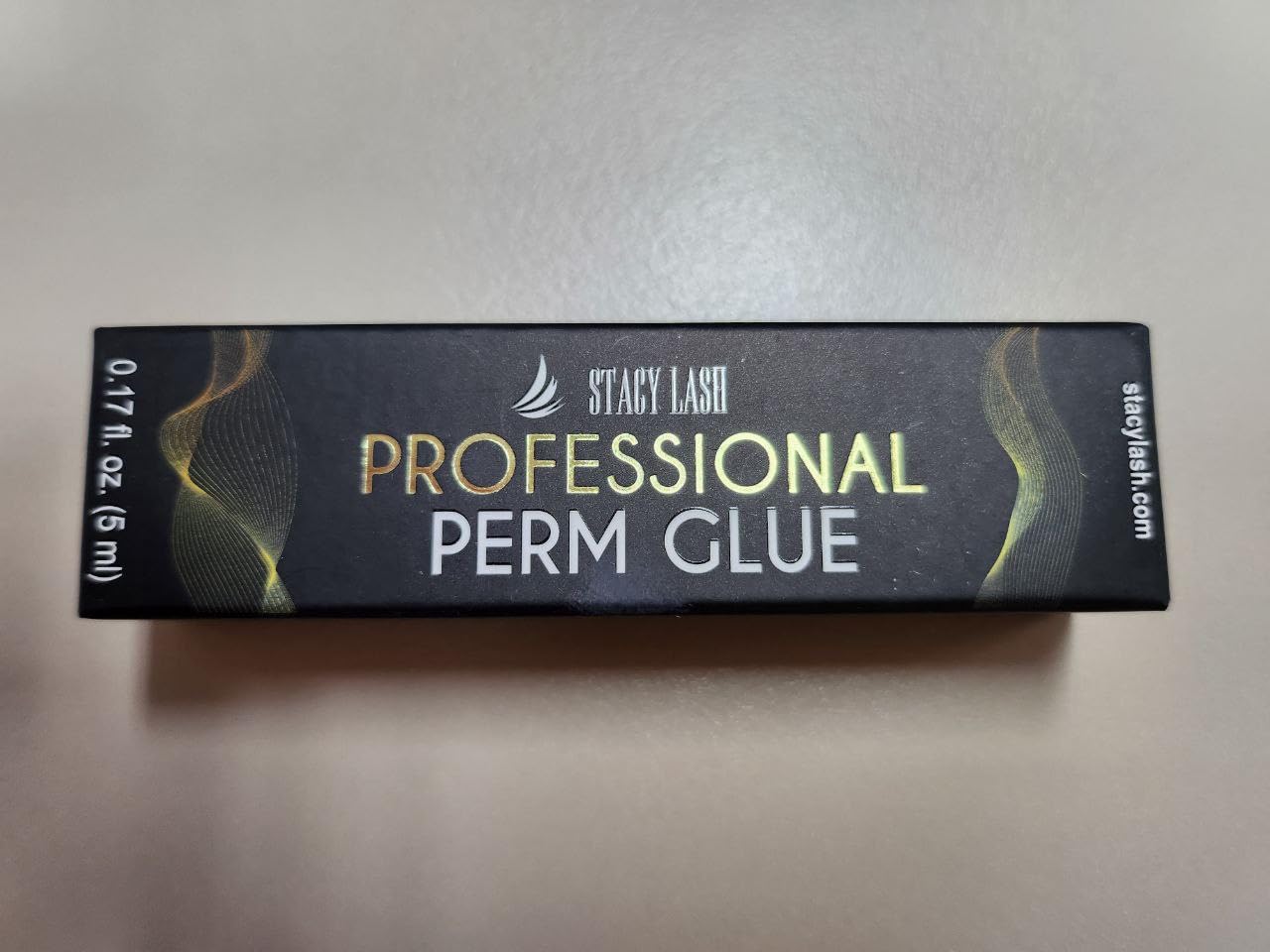 Stacy Lash Professional Perm Glue - 0.17 fl.oz (5ml) Transparent Water-Soluble Eyelash Adhesive for Lash Lifting - Salon & Home Use - Perfect for Eyelash Extensions & DIY Beauty Treatments