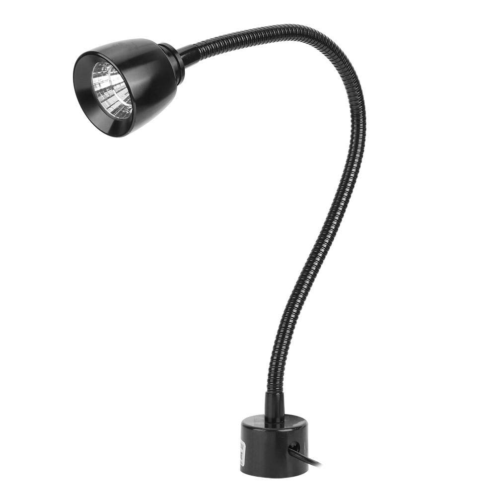 7W LED Workbench Light with Adjustable Gooseneck - Durable Machine Tool Lighting for CNC Lathe, Milling & Industrial Workspaces - Perfect for Garages, Workshops & DIY Projects