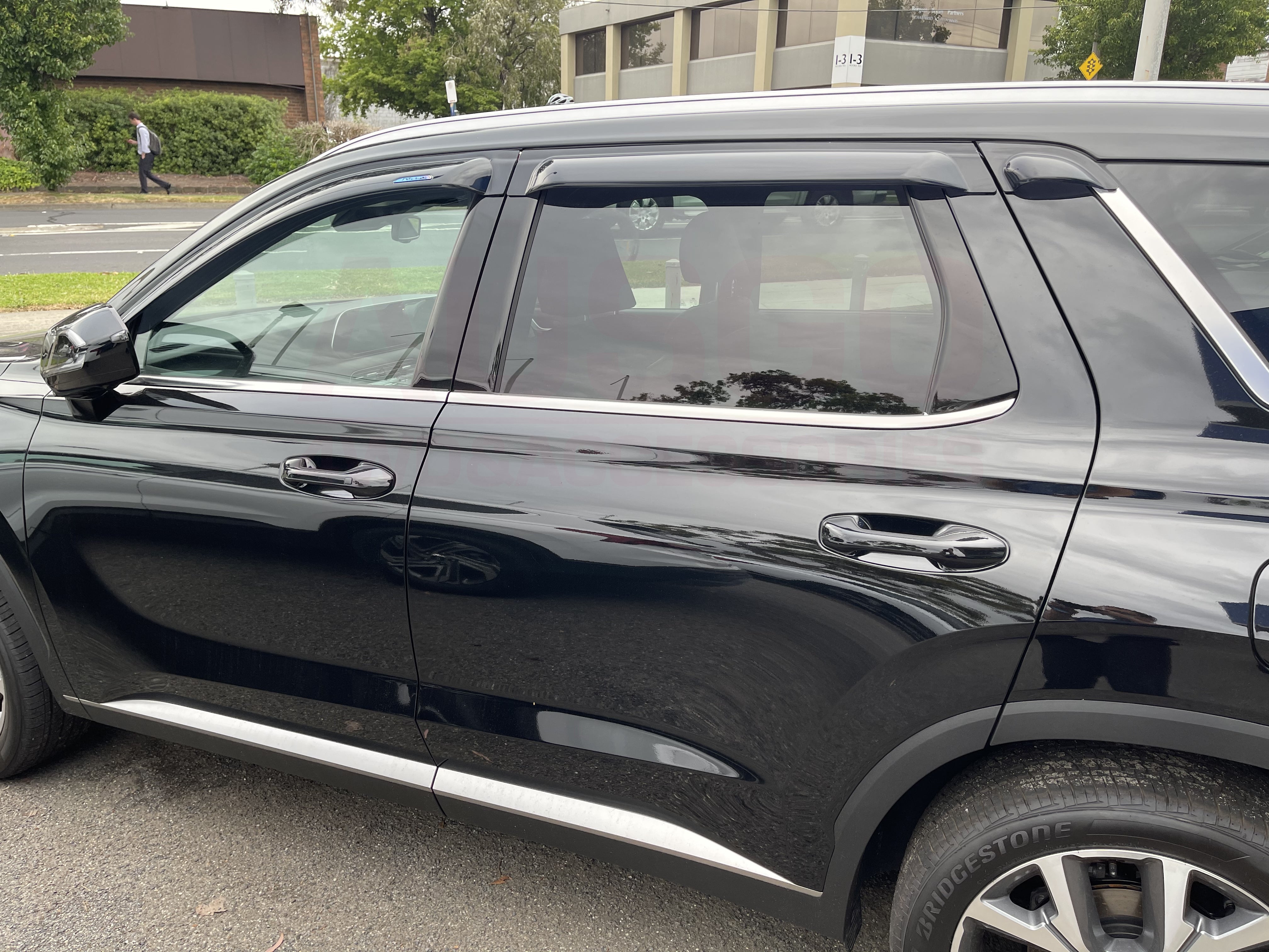 Premium Car Windshield Sun Shade for Hyundai Palisade 2019-2024 - UV Protection & Heat Blocking - Custom Fit Dashboard Cover for Summer & Winter Protection