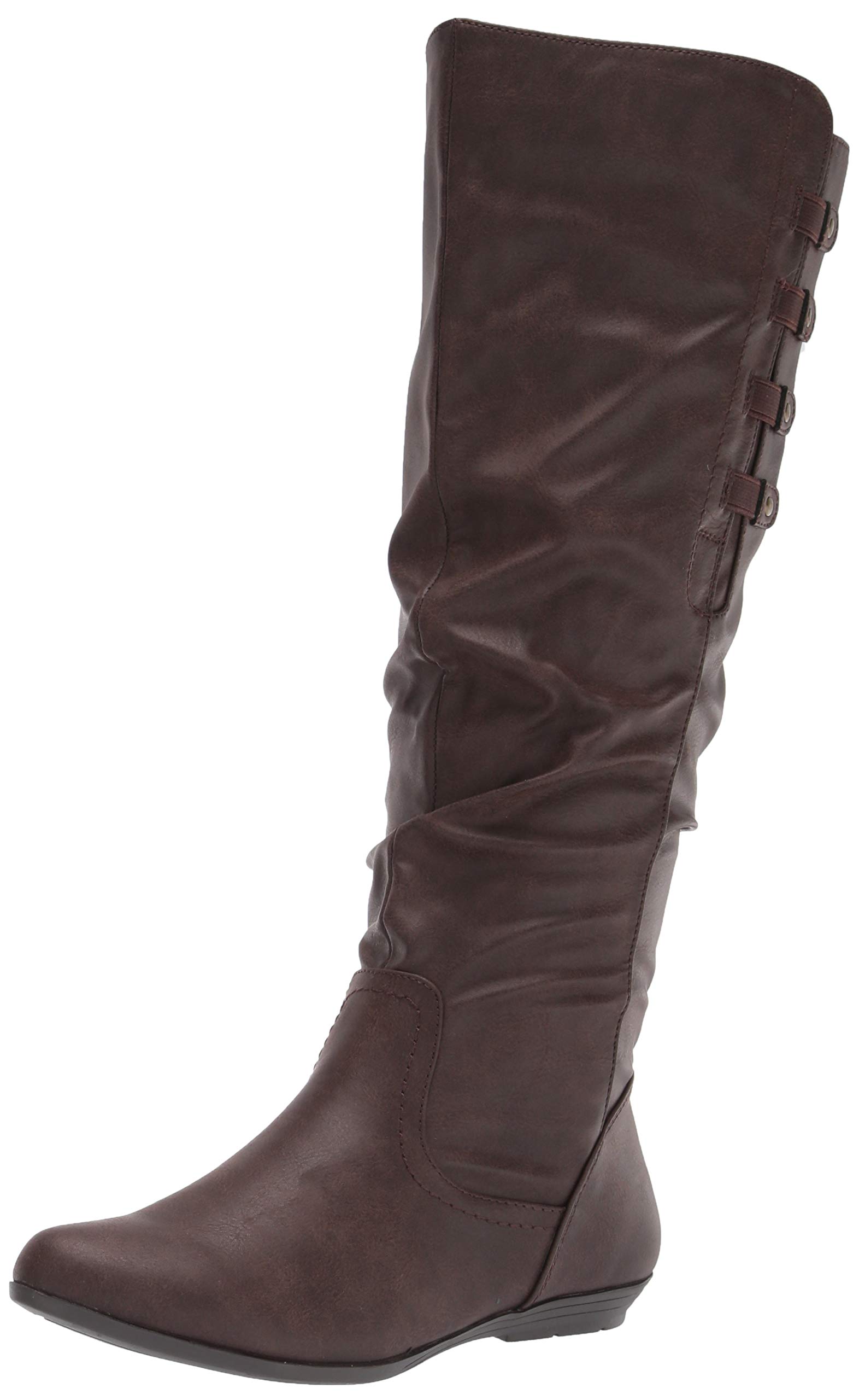 White Mountain Women's Francie Tall Shaft Boots - Comfortable Ankle Booties for Fall & Winter | Perfect for Casual Outfits, Office Wear & Date Nights