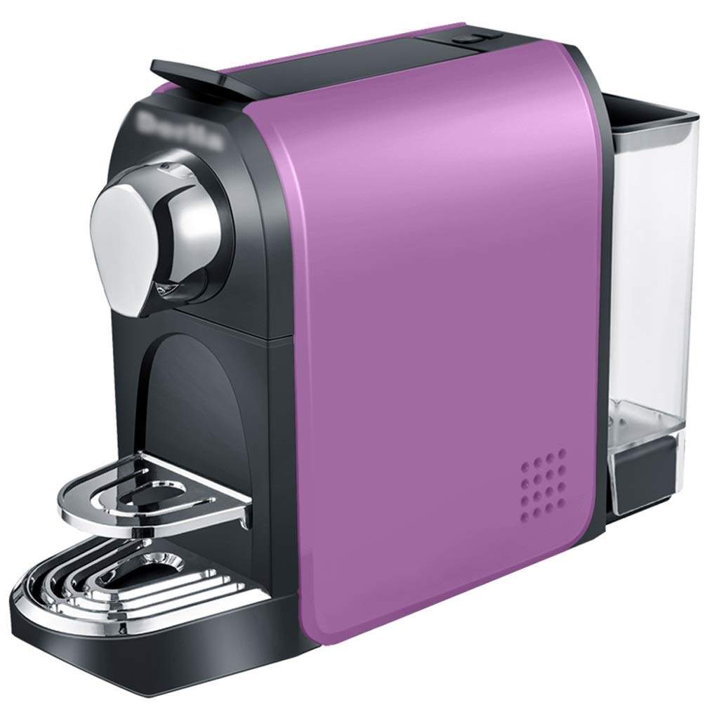 DMLZB Smart Capsule Coffee Machine - Fully Automatic Espresso Maker for Home, Office & Kitchen - Portable One-Touch Operation - Purple (Multicolor) - Perfect for Morning Brews, Office Breaks & Small Spaces