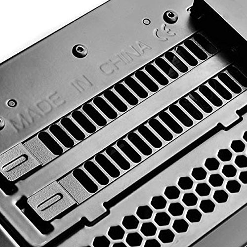SilverStone SST-FTZ01B Black Mini-ITX Gaming PC Case - Compact High Performance Fortress Design for Small Form Factor Builds | Perfect for Home Theater PCs, LAN Parties & Space-Saving Gaming Setups