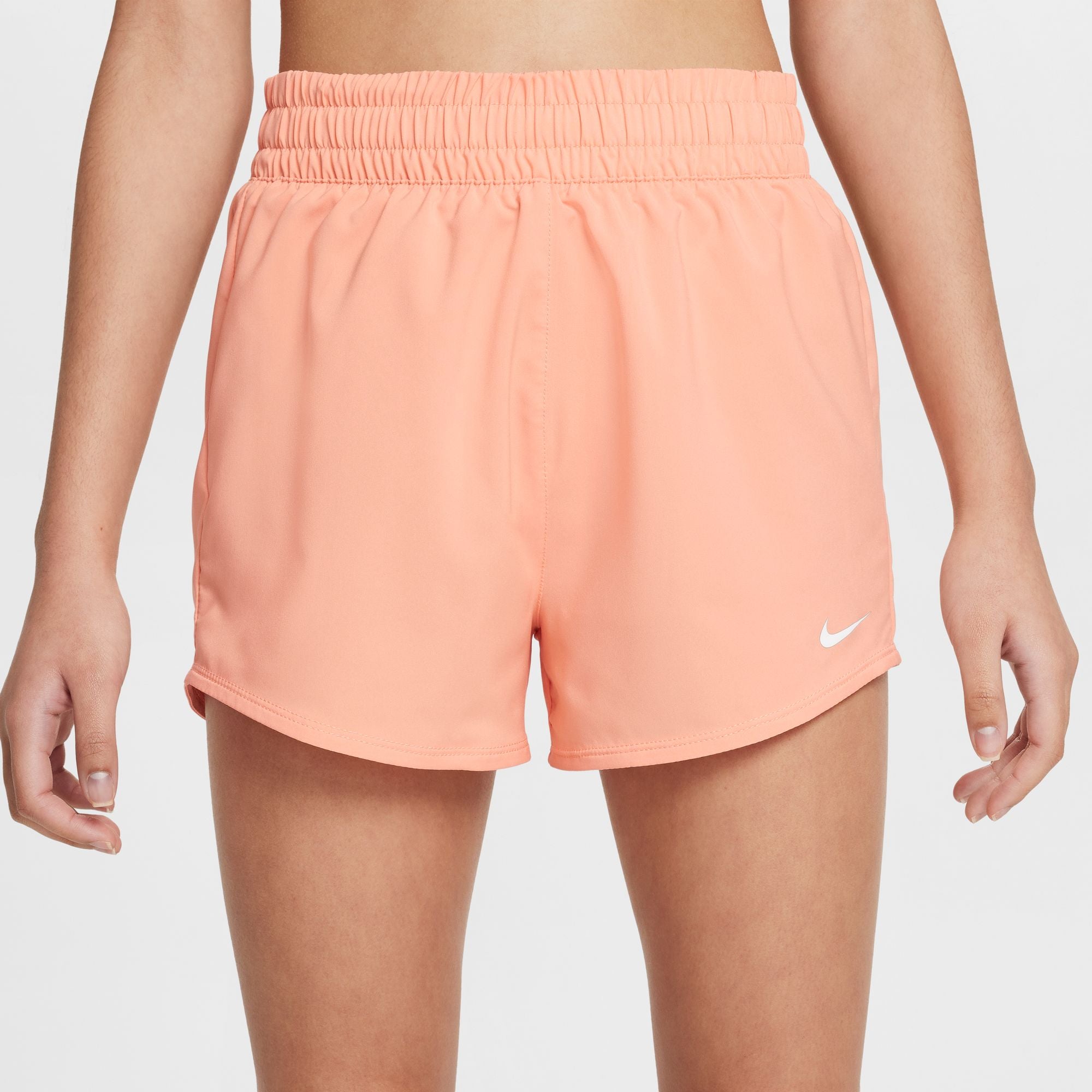 Nike Girls' Dri-FIT High Waisted Woven Shorts - Moisture-Wicking Athletic Shorts for Running, Yoga & Gym Workouts