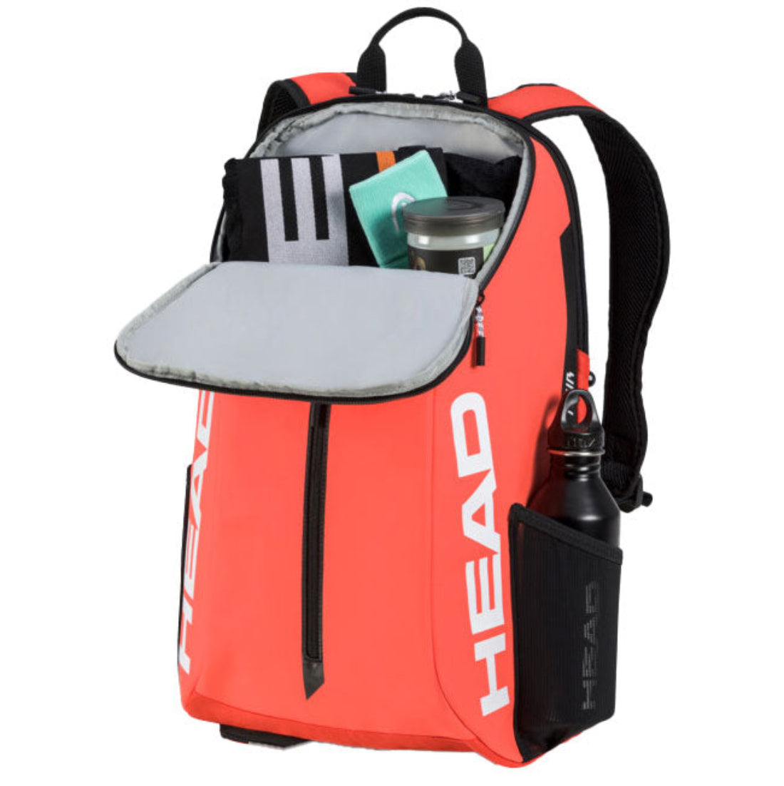 Tournament-Ready Head Tour Backpack Racquet Bag - Orange | Perfect for Tennis, Badminton & Squash Players | Durable Sports Gear for Training & Matches