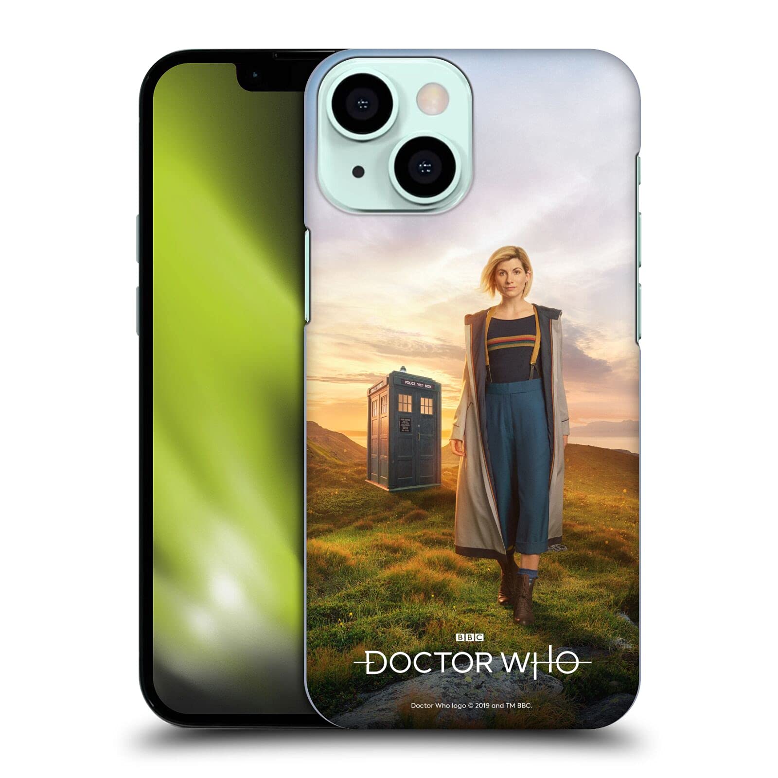 Head Case Designs Doctor Who Jodie & Tardis Season 11 iPhone 13 Mini Hard Back Case - Perfect for Sci-Fi Fans & Travel Adventures