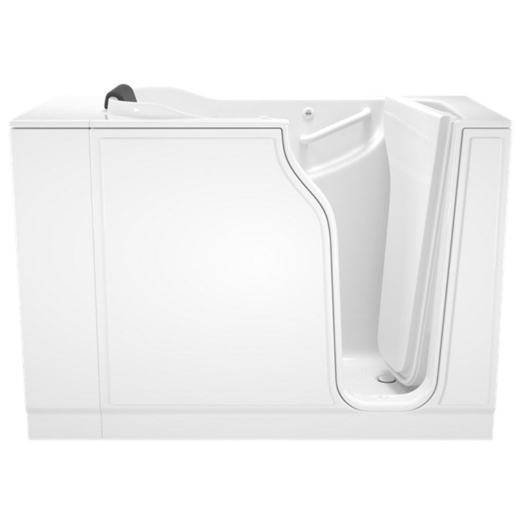 3052 Series 30W x 52L Gelcoat Walk-In Air Spa Bathtub with Right Hand Drain & Faucet - Perfect for Home Relaxation and Hydrotherapy