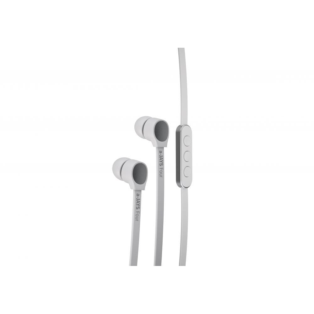 JAYS Four Premium In-Ear Headphones with High-Fidelity Sound - Perfect for Running, Gym, and Commuting