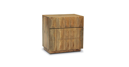 Modern Nightstand with USB Ports - Bedside Table with Storage Drawer for Bedroom, Living Room, or Office - Perfect for Charging Devices and Organizing Essentials