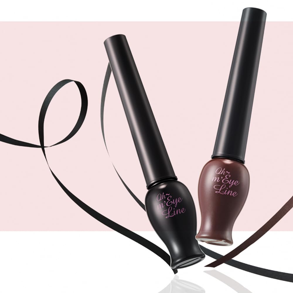 ETUDE Oh M'Eye Line Liquid Eyeliner - Smudge Proof, Long Lasting for Perfect Eye Makeup