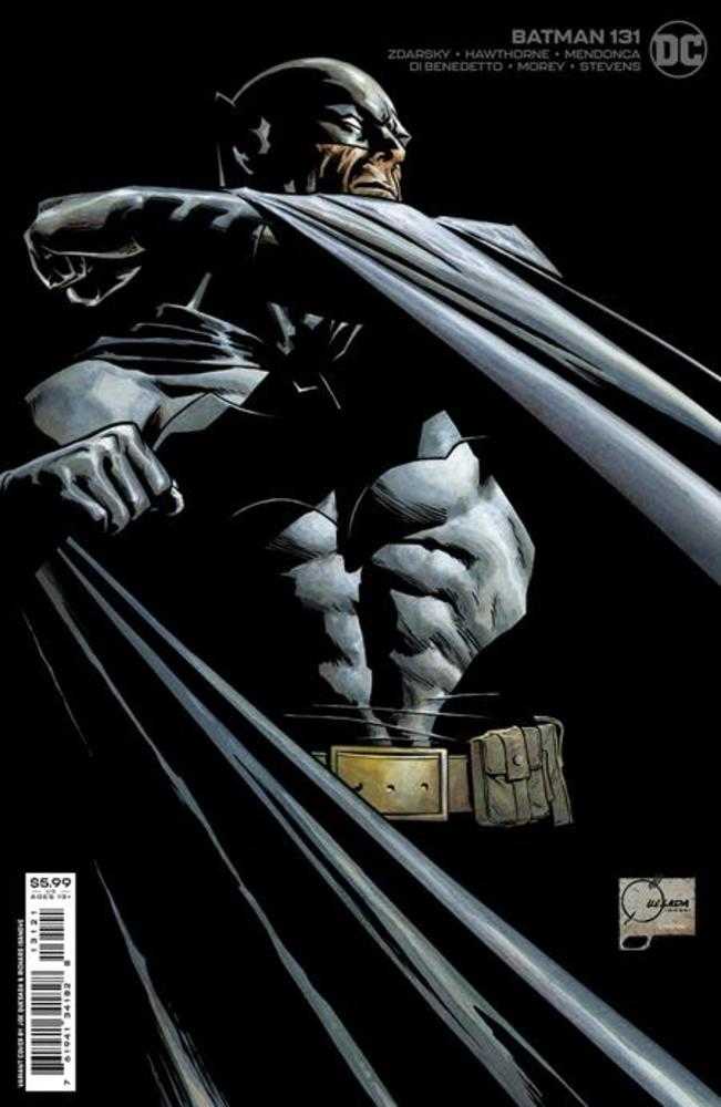 Batman #131 Cover B Joe Quesada Card Stock Variant - DC Comics Collectible Edition for Display & Gifts - Perfect for Comic Book Fans & Collectors