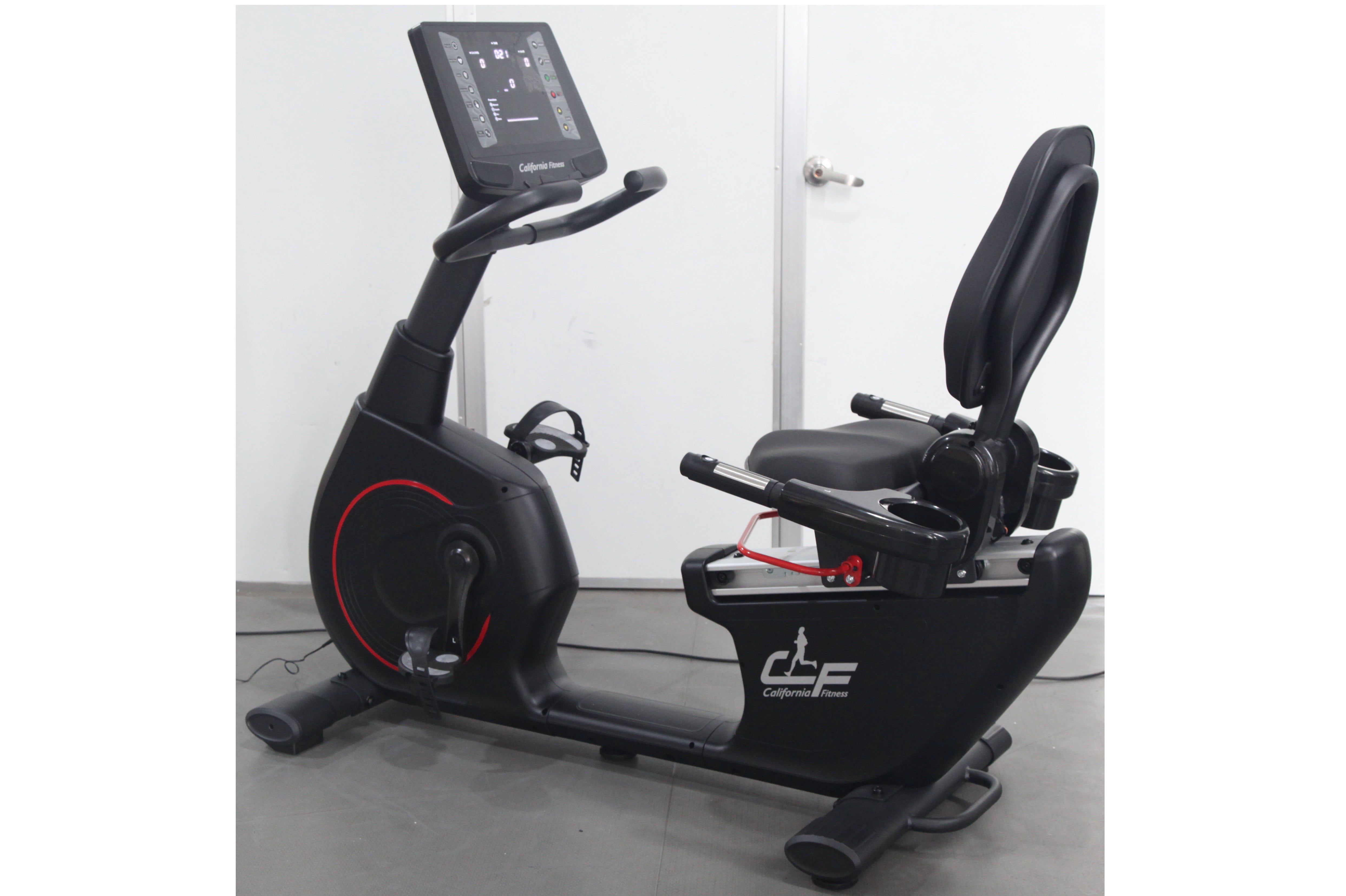 California Fitness R8 Recumbent Exercise Bike - Quiet Magnetic Resistance, LCD Display, 16 Levels Adjustable for Home Gym - Perfect for Low-Impact Cardio, Rehabilitation & Seniors Fitness