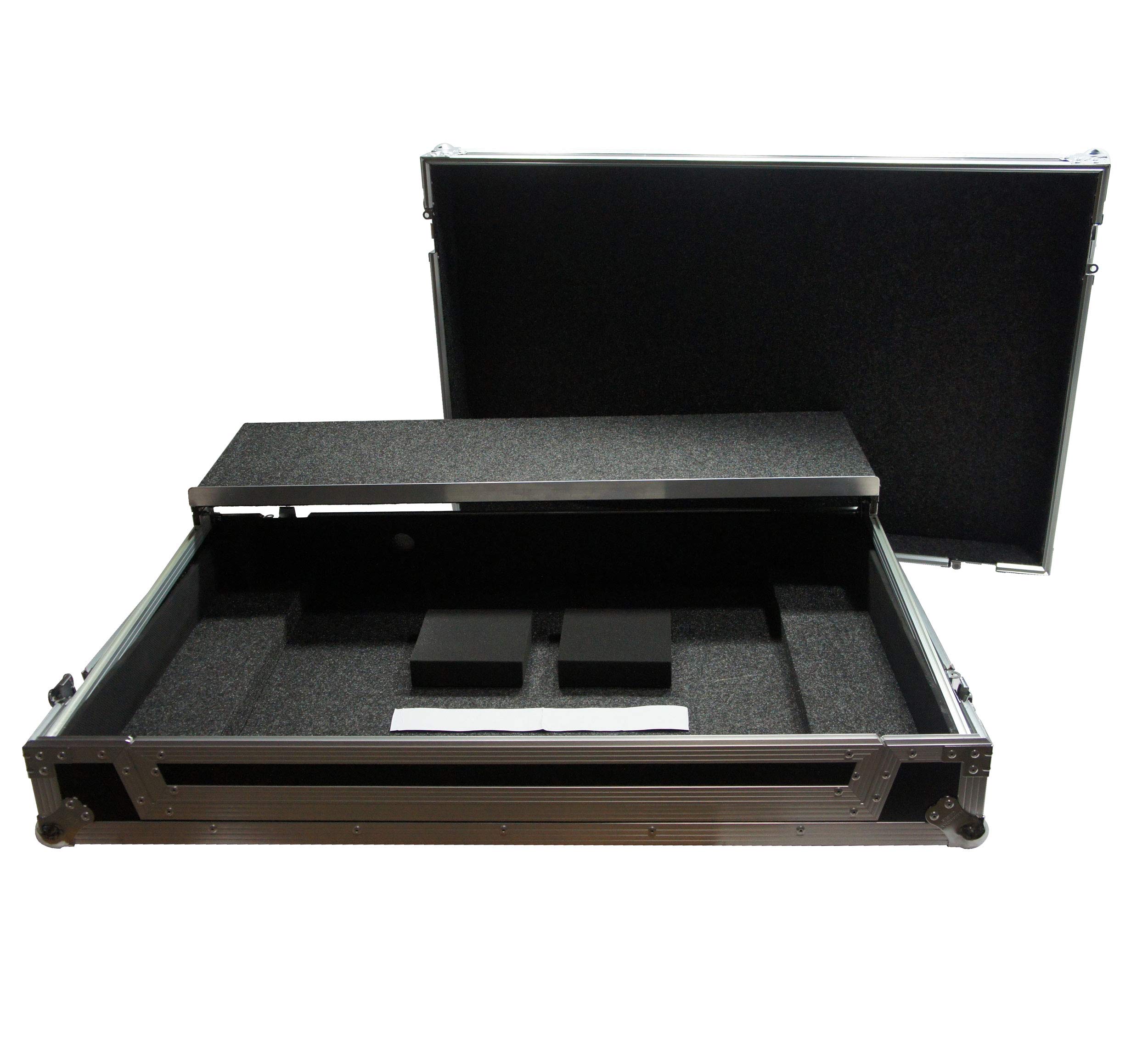 Harmony Audio HCDDJRZXLT Flight Glide Laptop Stand & DJ Case for Pioneer DDJ-RZX - Portable DJ Equipment for Live Performances & Studio Sessions