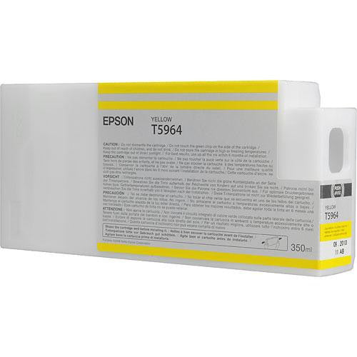 Epson T596400 350ml Yellow Ultrachrome HDR Ink Cartridge for Epson 7900/7890/9890/9900 Printers - High-Quality Photo & Graphic Printing for Professional Studios & Fine Art Reproduction