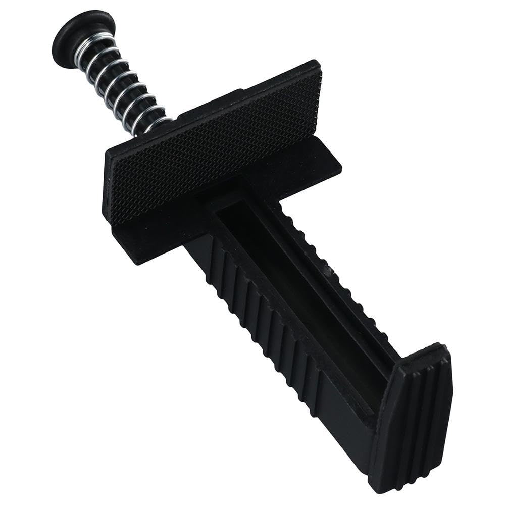 Durable Plastic Leveling Tool Kit for Masonry & Bricklaying - Black Spring-Loaded Clip Construction Accessories | Perfect for Plumbers, Builders & DIY Home Projects