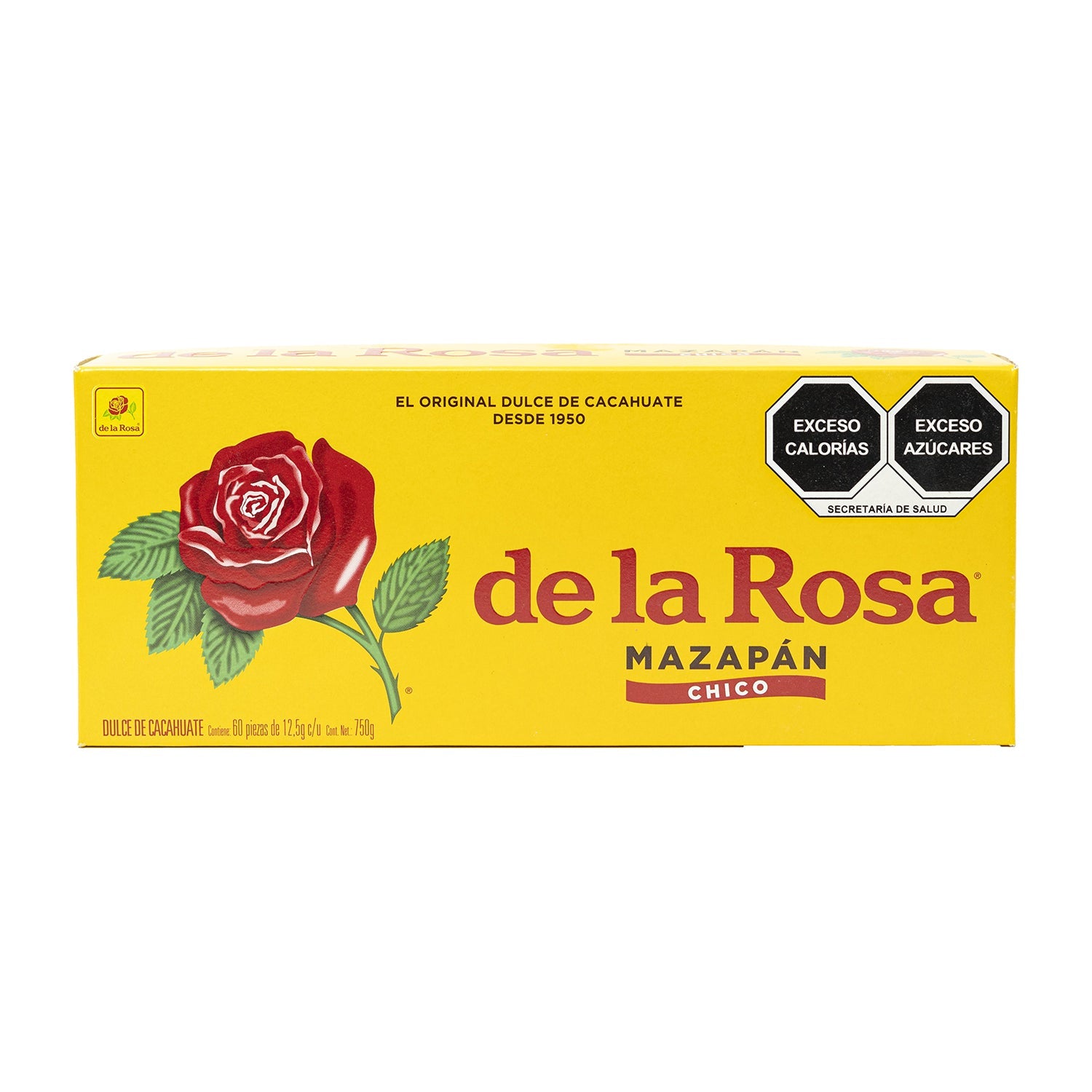 De La Rosa Mazapancito Mini Peanut Candy | 60ct Box | Mexican Sweet Treat for Parties, Snacks & Gifts