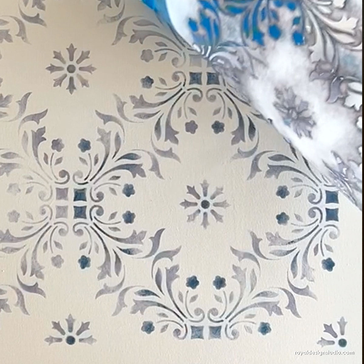 Sintra Tile Stencil - Reusable DIY Mosaic Tile Stencils for Home Decor, Bathroom & Kitchen Backsplash - Perfect for Crafts, Wall Art, and Floor Designs