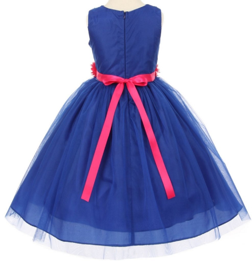 Sparkling Crystal Tulle V-Neck Flower Girl Dress for Toddlers - Perfect for Weddings, Parties & Special Occasions