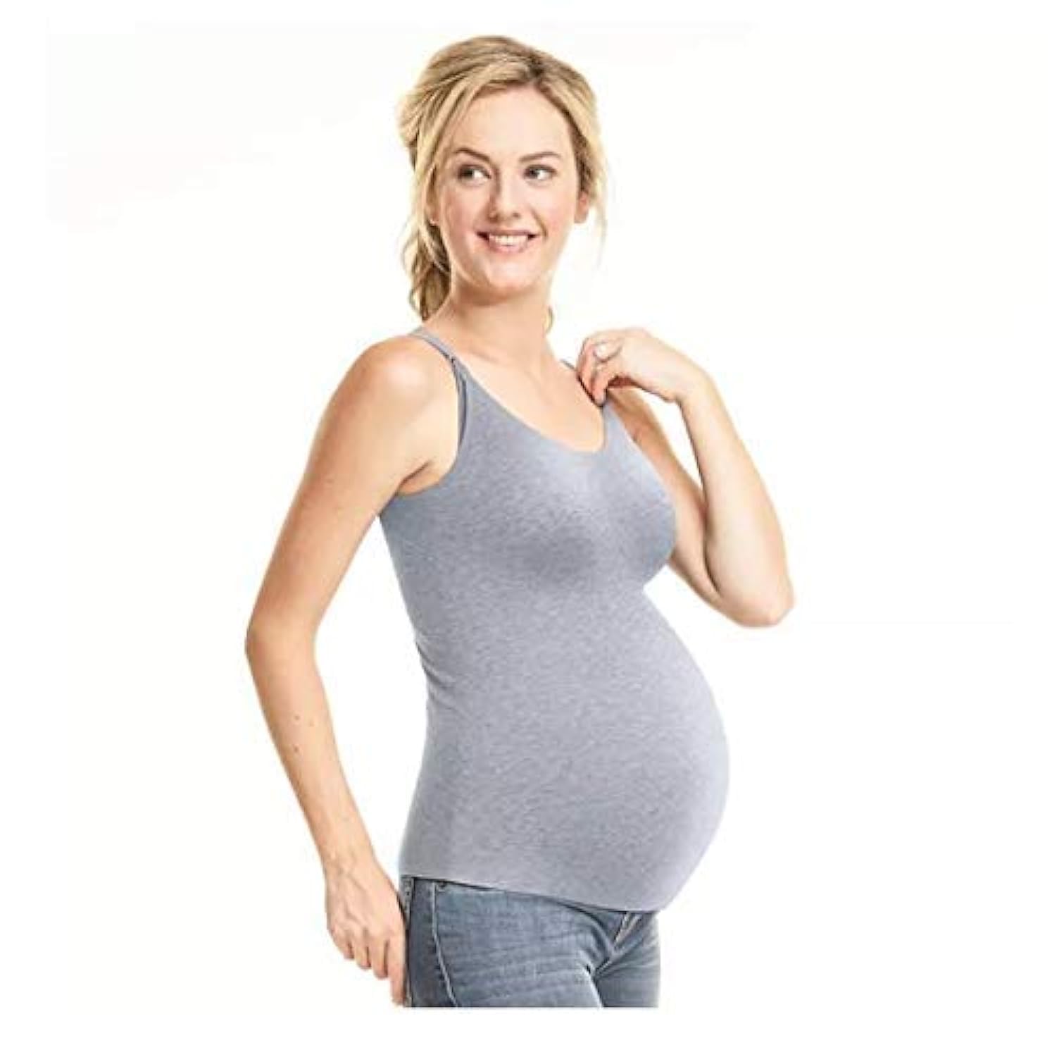 Playtex Women's Maternity & Nursing Wireless Cami with Built-in Bra - Comfortable Support for Pregnancy, Breastfeeding and Everyday Wear