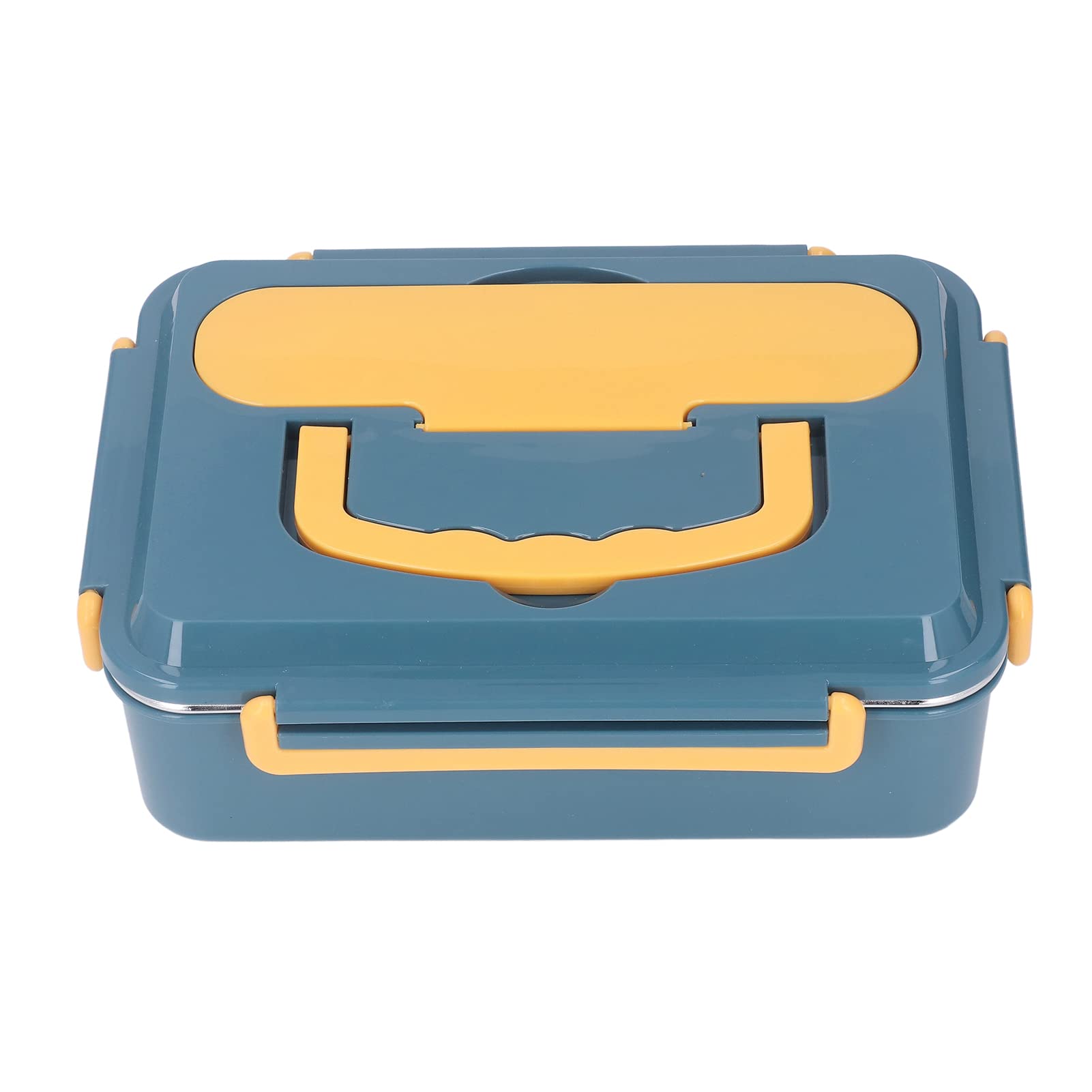 GLOGLOW Electric Lunch Box - Portable 304 Stainless Steel Leakproof Food Warmer for Office, Car & Home | USB Rechargeable Heating Lunch Container for Meals, Soup & Leftovers