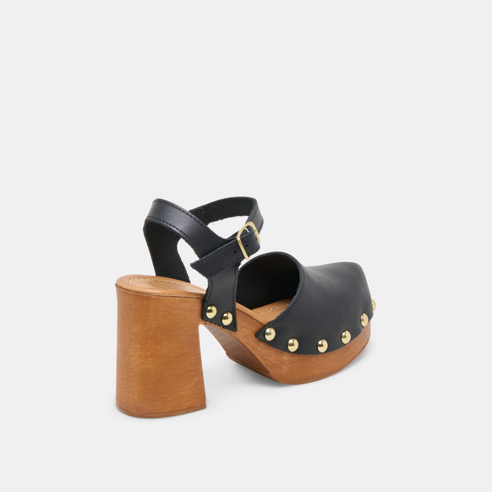 Black Leather Clover Heels for Women - Stylish & Comfortable High Heels for Parties, Weddings & Office Wear