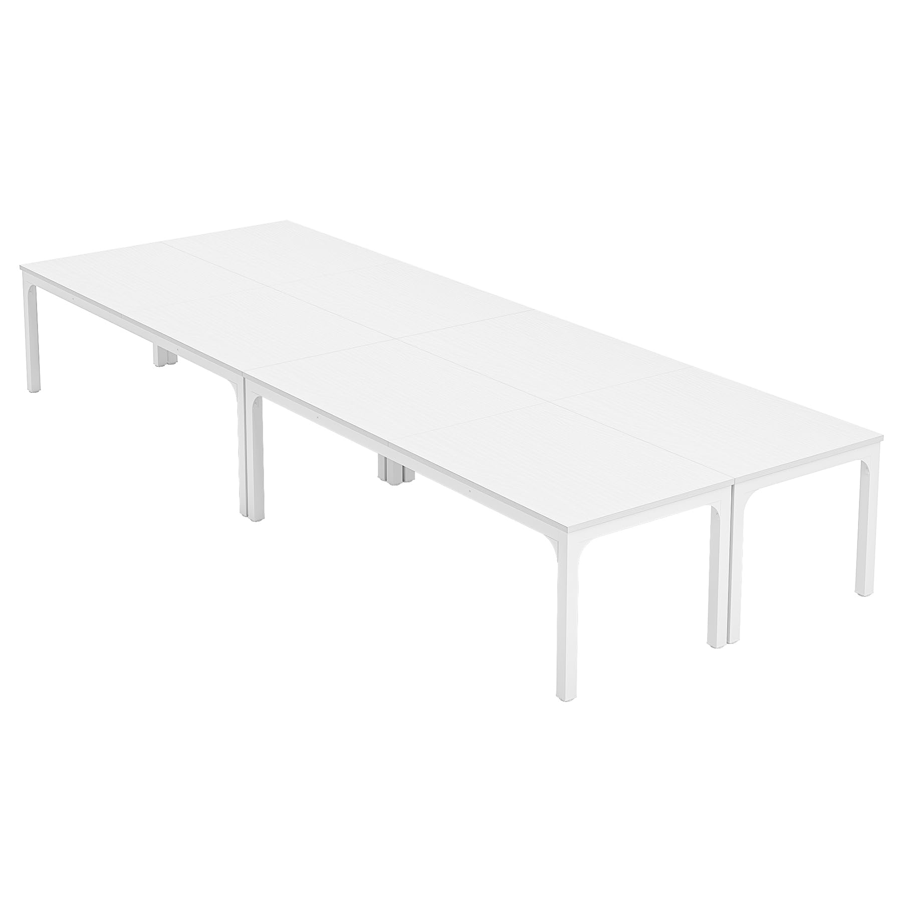 13FT Conference Room Table - Large Rectangle Meeting & Seminar Table for 12-17 People - Extra Long Office Business Table - Perfect for Boardrooms, Team Meetings & Corporate Events