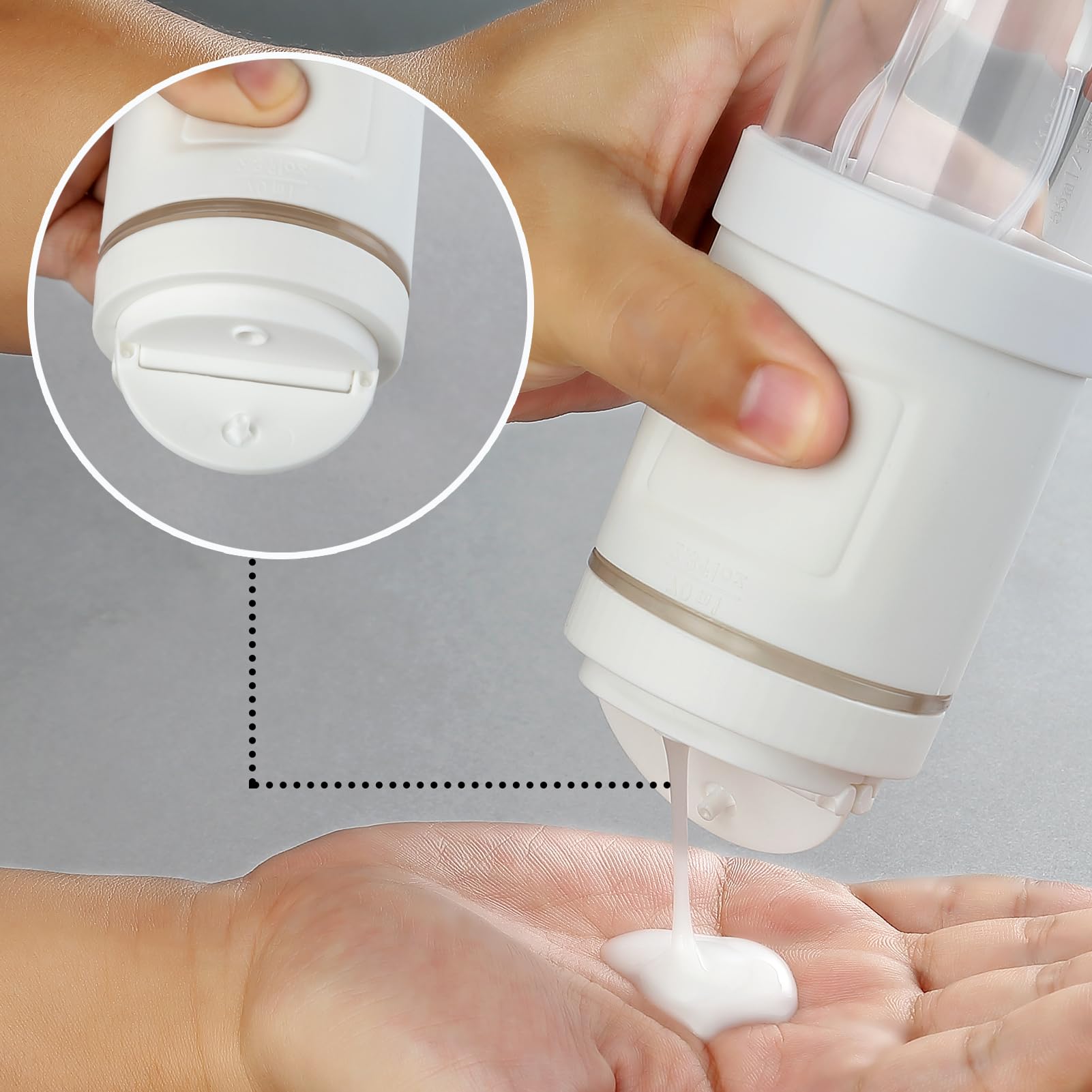 4-in-1 Leak Proof Travel Size Bottles Set - BPA Free Spray & Pump Dispensers for Toiletries | Refillable Travel Containers for Cream, Toner & Lotion | Perfect for Airplane Carry-on, Gym Bag & Vacation Essentials