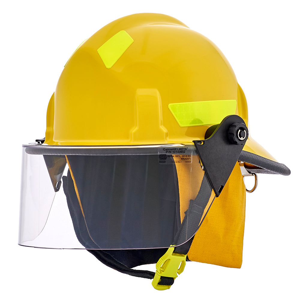 CAIRNS 360S Structural Thermoplastic Fire Helmet - Lightweight Firefighter Helmet with ANSI/ISEA Certification for Emergency Rescue & Firefighting Safety Gear
