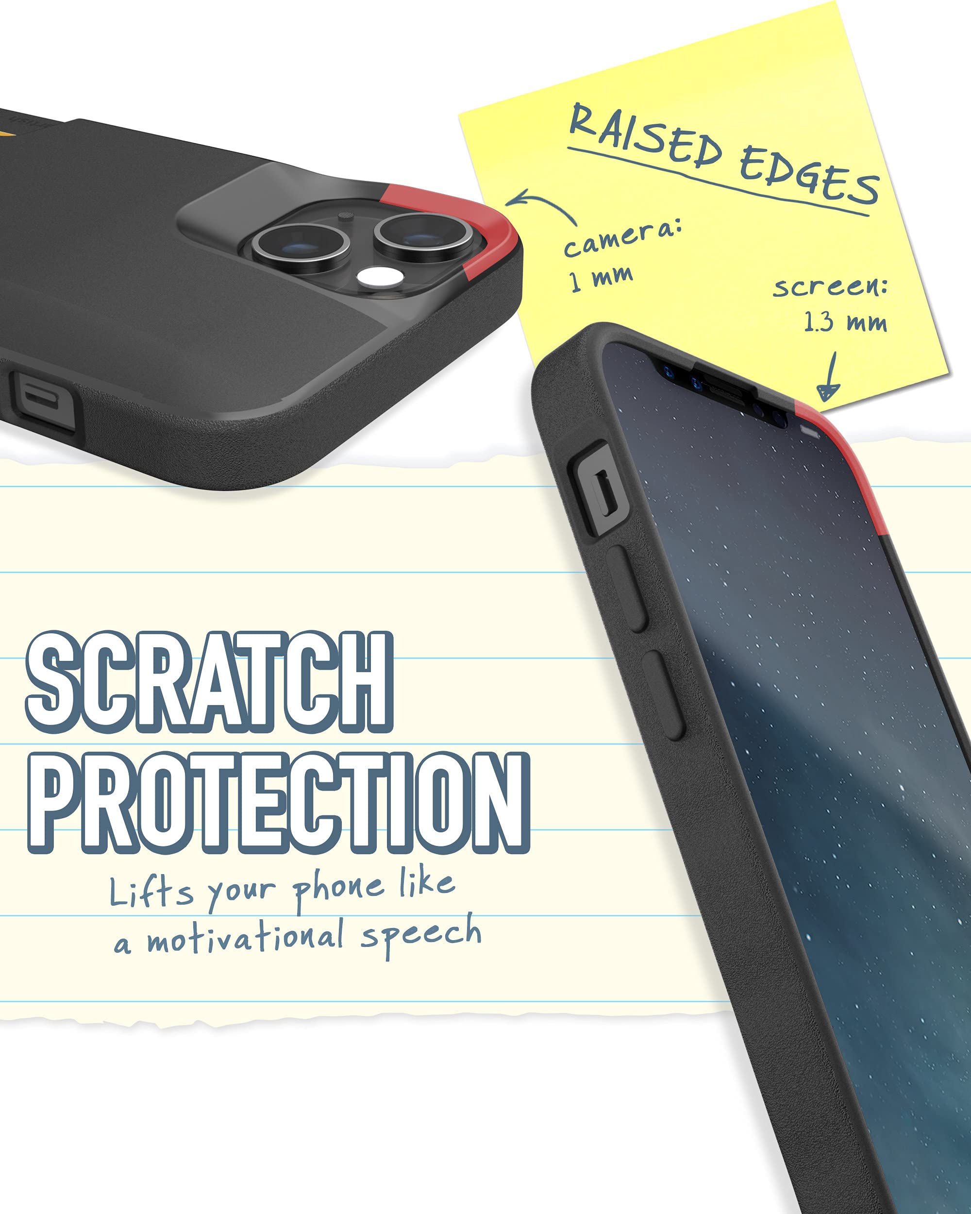 Smartish Sappho's Case for iPhone 13 Mini - Slim Protective Wallet Case with Credit Card Holder | Wallet Slayer Vol 1 | Perfect for Everyday Use, Travel & Hands-Free Convenience