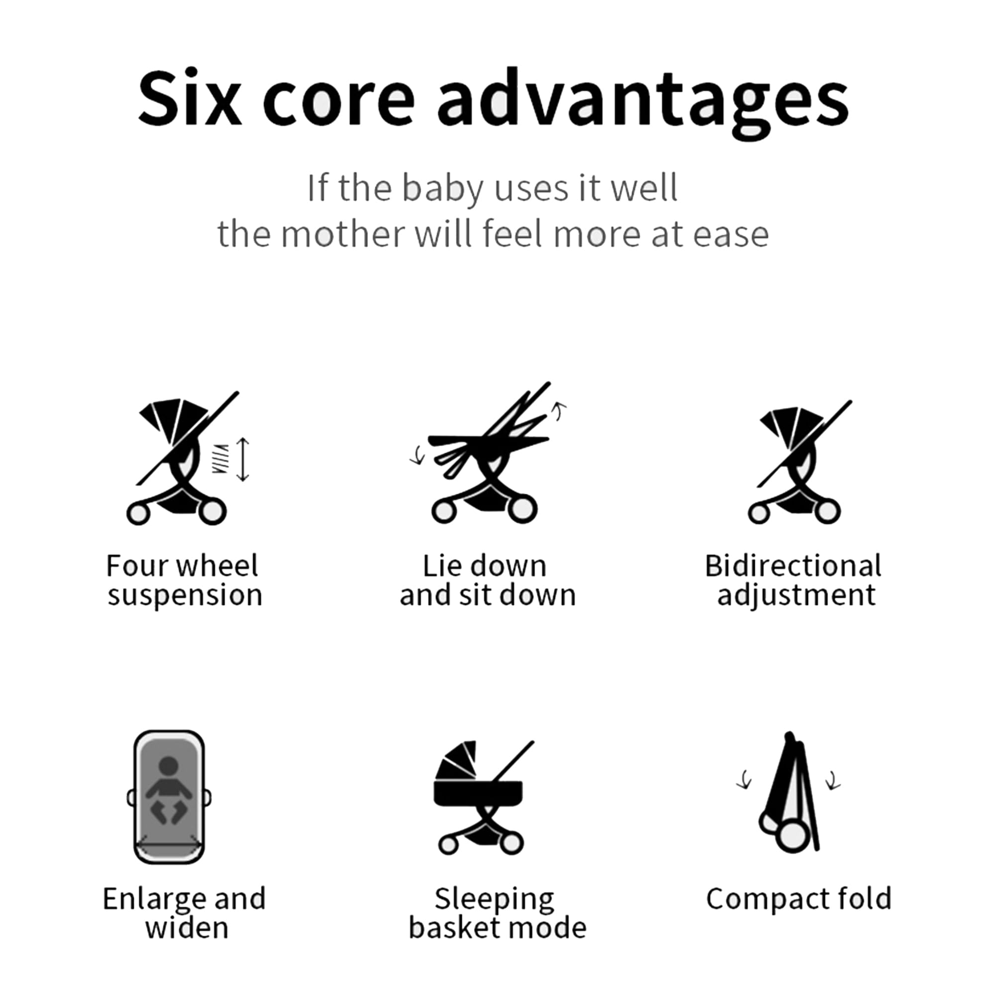 3-in-1 Convertible Baby Travel System Stroller - Lightweight Foldable Deluxe Stroller with High View Seat & Base (Silver Grey) | Perfect for Newborns, Toddlers & Family Outings