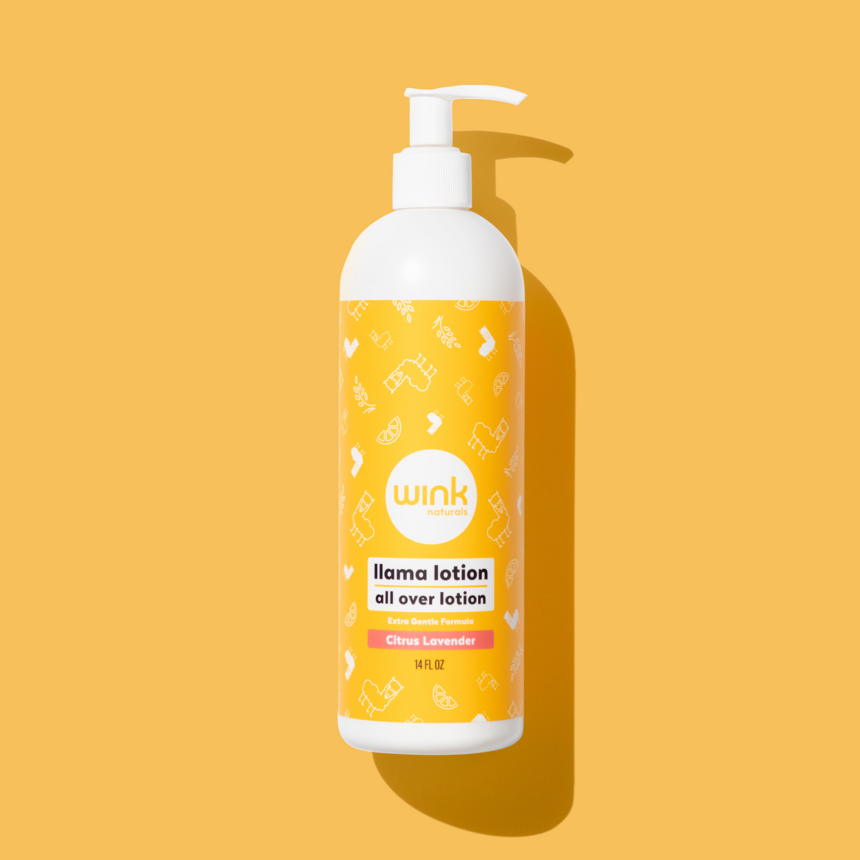 Llama Lotion - Moisturizing Body Lotion with Natural Ingredients, 14oz Pump Bottle - Perfect for Dry Skin Care & Daily Hydration