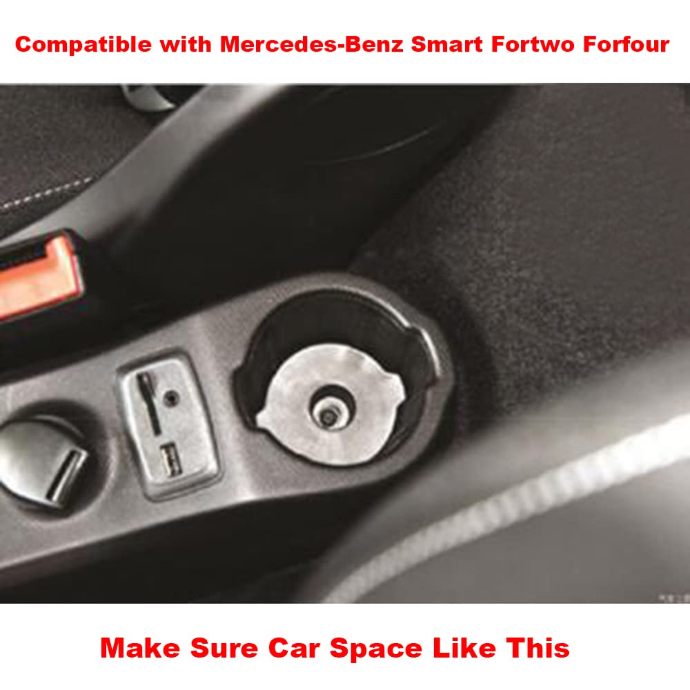 Mercedes Smart Fortwo Armrest Box - Leather Console Storage for Cars