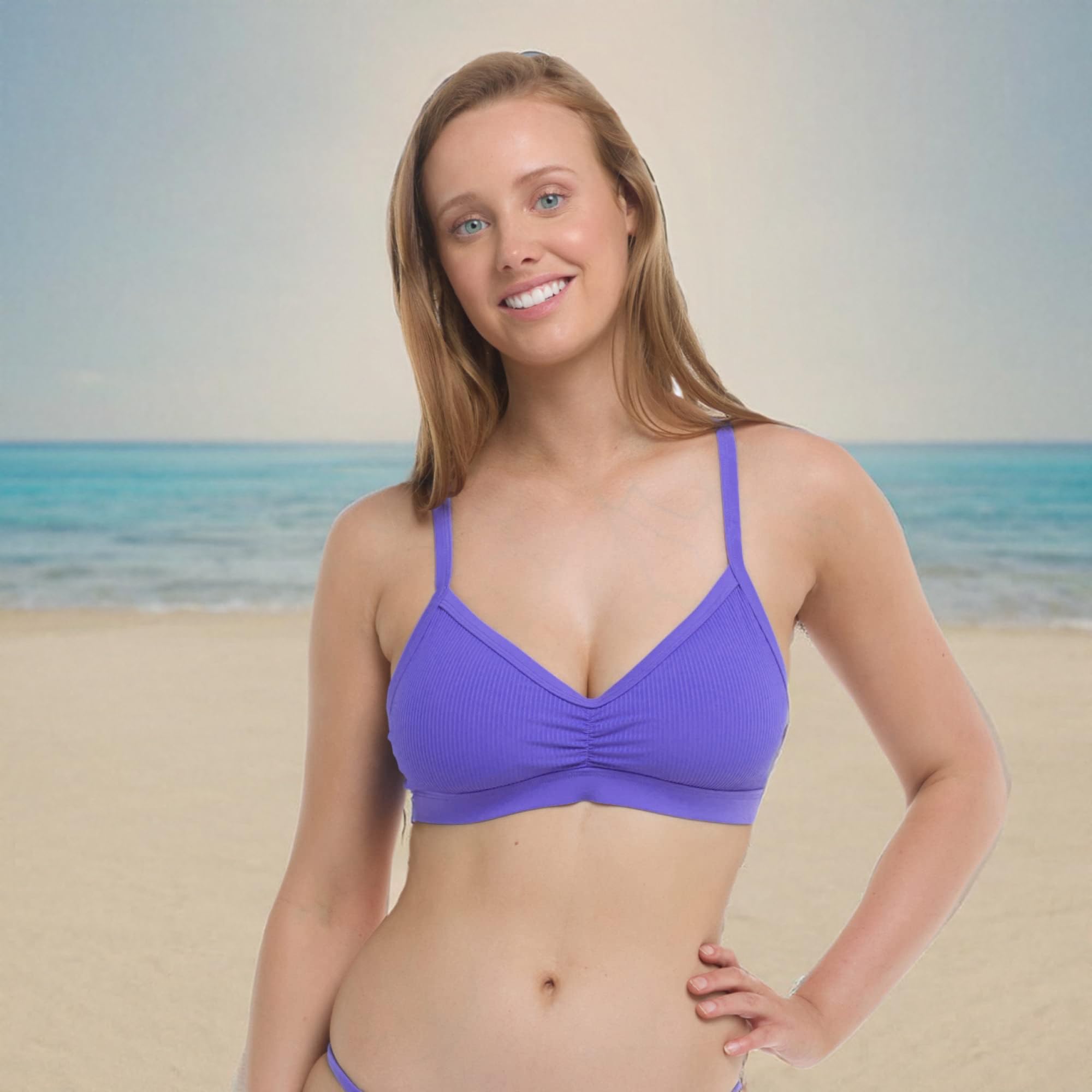 Body Glove Smoothies Drew Bikini Swimsuit with D, DD, E, F Cup Support - Comfortable & Stylish Swimwear for Women - Perfect for Beach, Pool & Summer Vacations