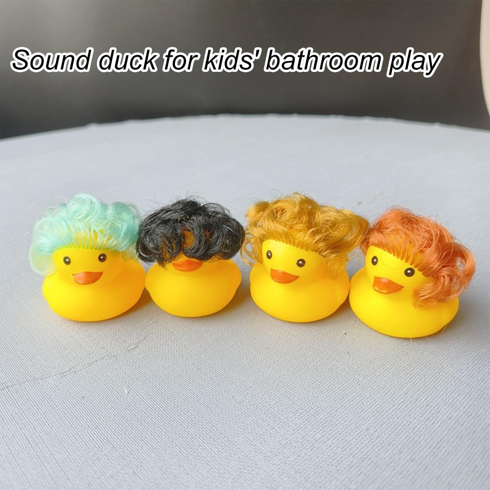Cute Rubber Duck Bathtub Toys - Squeaky Floating Bath Ducks for Kids & Toddlers - Fun Bath Time Party Favors for Baby Showers & Pool Parties - Perfect for Bathtime Play, Sensory Development & Water Play Activities