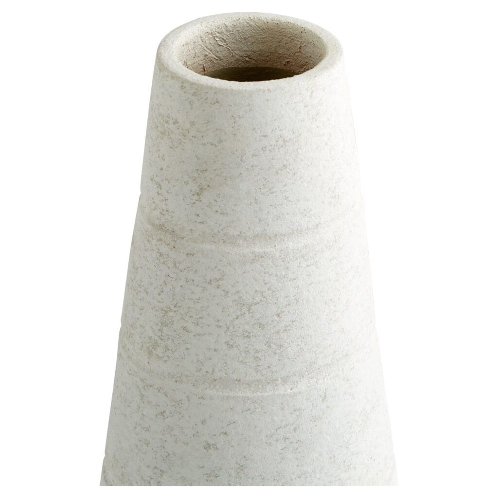 Cyan Design 11581 Thera Vase - Large White Ceramic Vase for Home Decor, Wedding Centerpiece, Living Room & Office Decoration